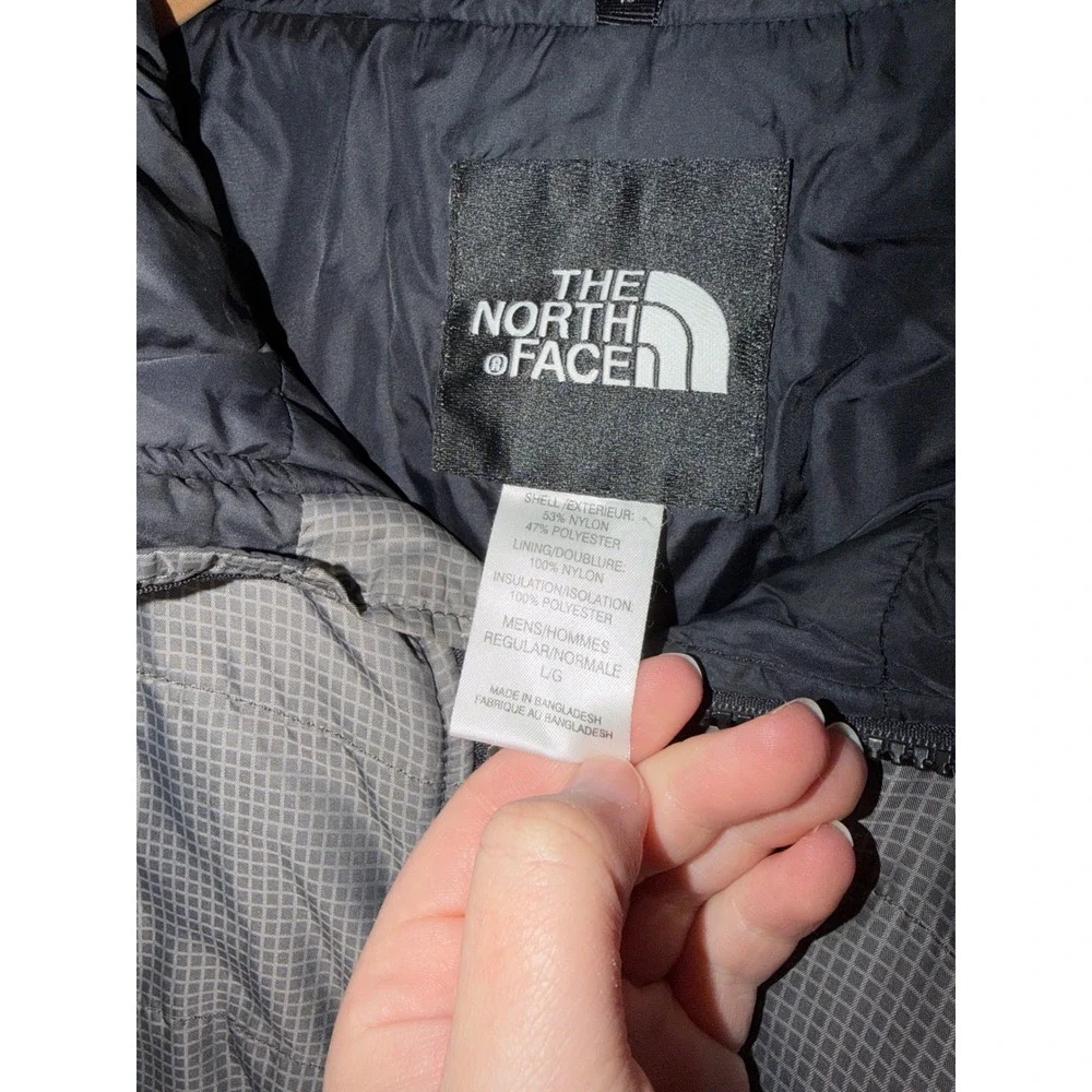 The North‎ Face Mens Lightweight Full Zip Jacket Grey Plaid L